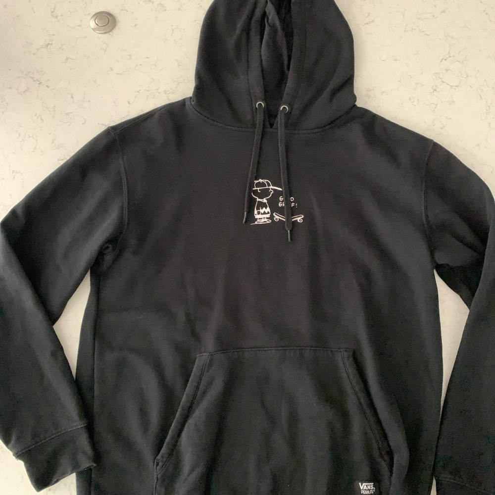 Rare Vans peanut Charlie Brown Good Grief 2017 Hoodie